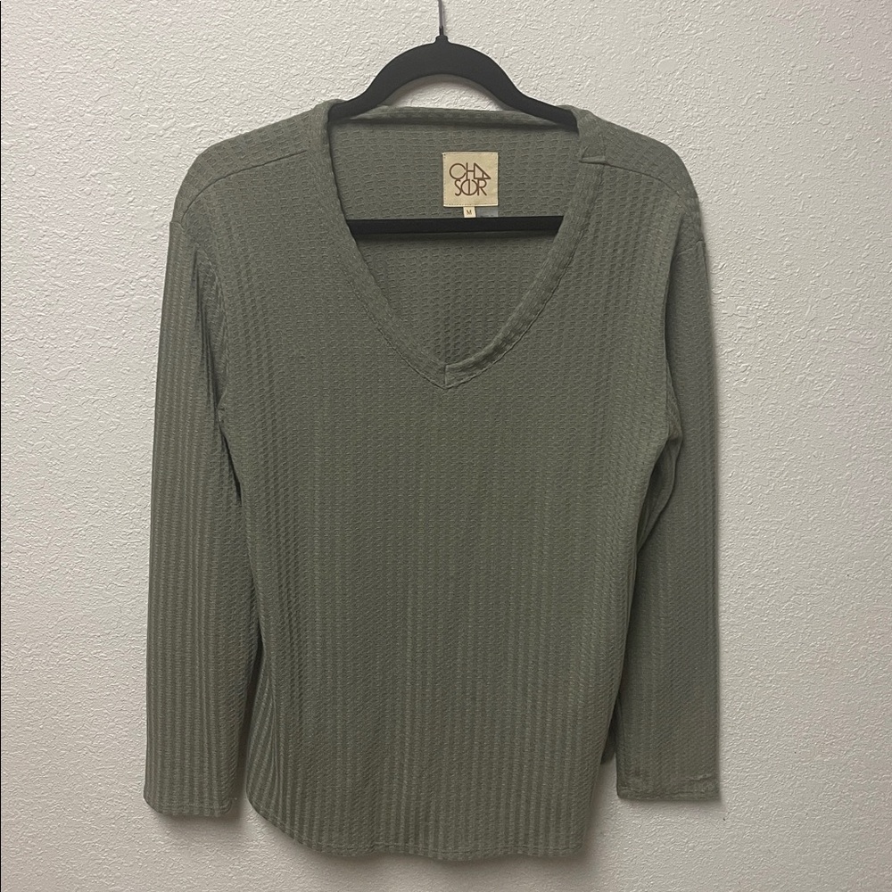 Chaser Olive Long Sleeve Tee